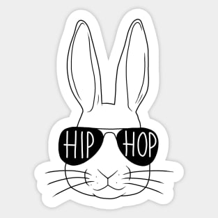 Easter Bunny Hip Hop Sticker